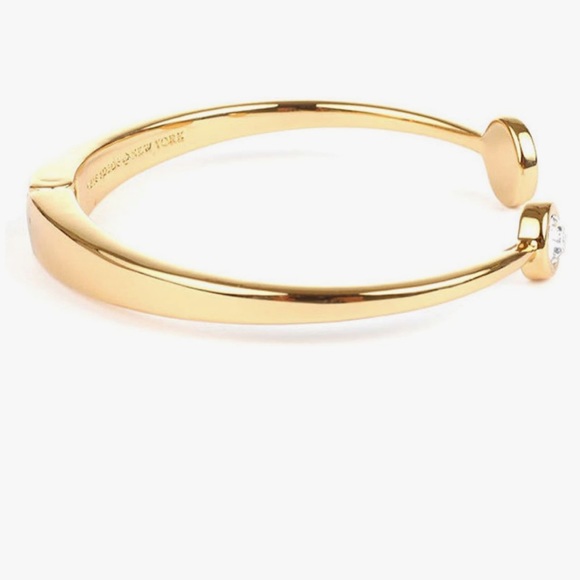 Kate Spade York Spot The Spade Bangle Bracelet with spade and diamond - Picture 2 of 16